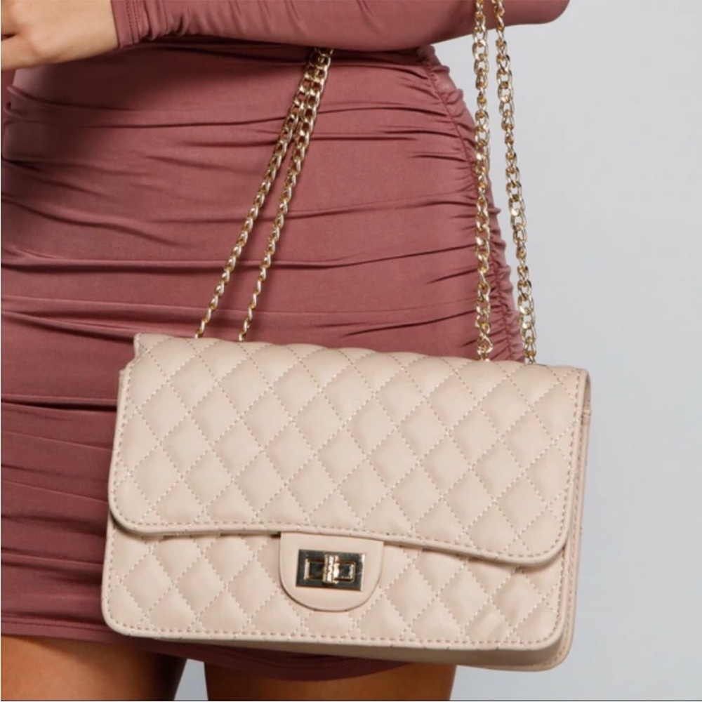 Beige Crossbody Bag